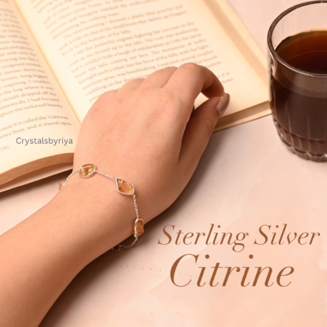 Citrine Silver bracelet